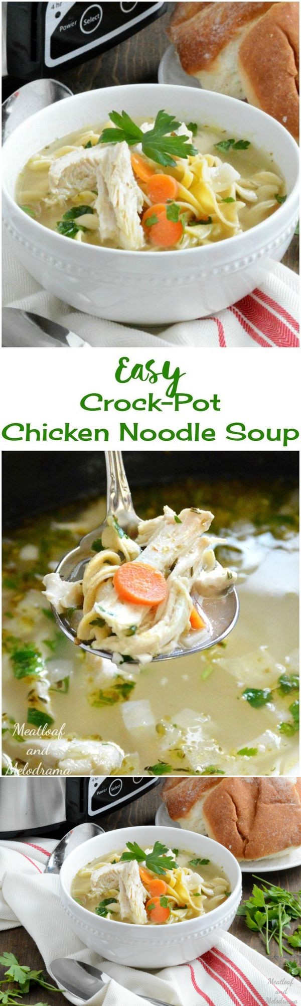 Easy Crock-Pot Chicken Noodle Soup