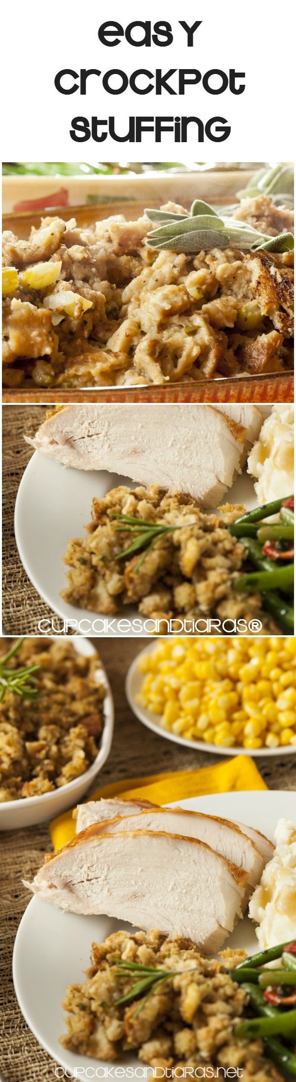 Easy CROCKPOT Stuffing