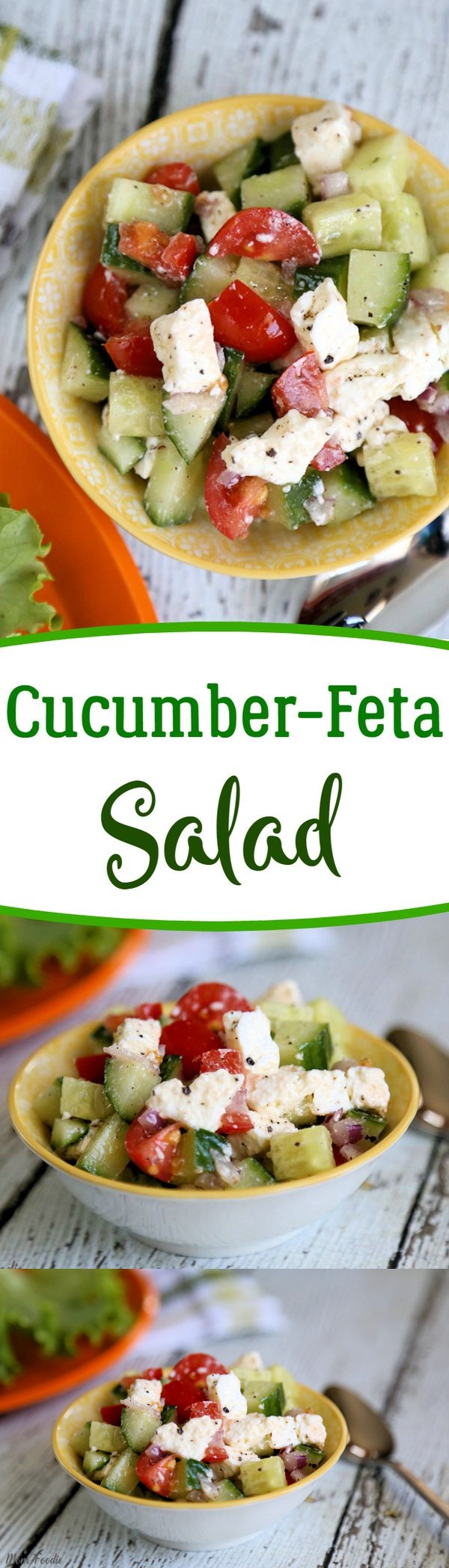 Easy Cucumber Feta Salad