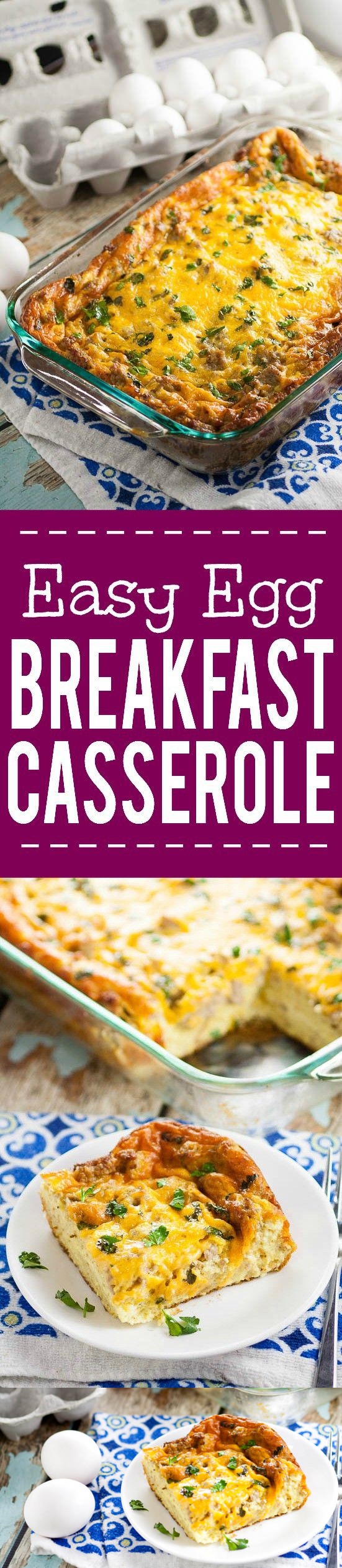 Easy Egg Breakfast Casserole