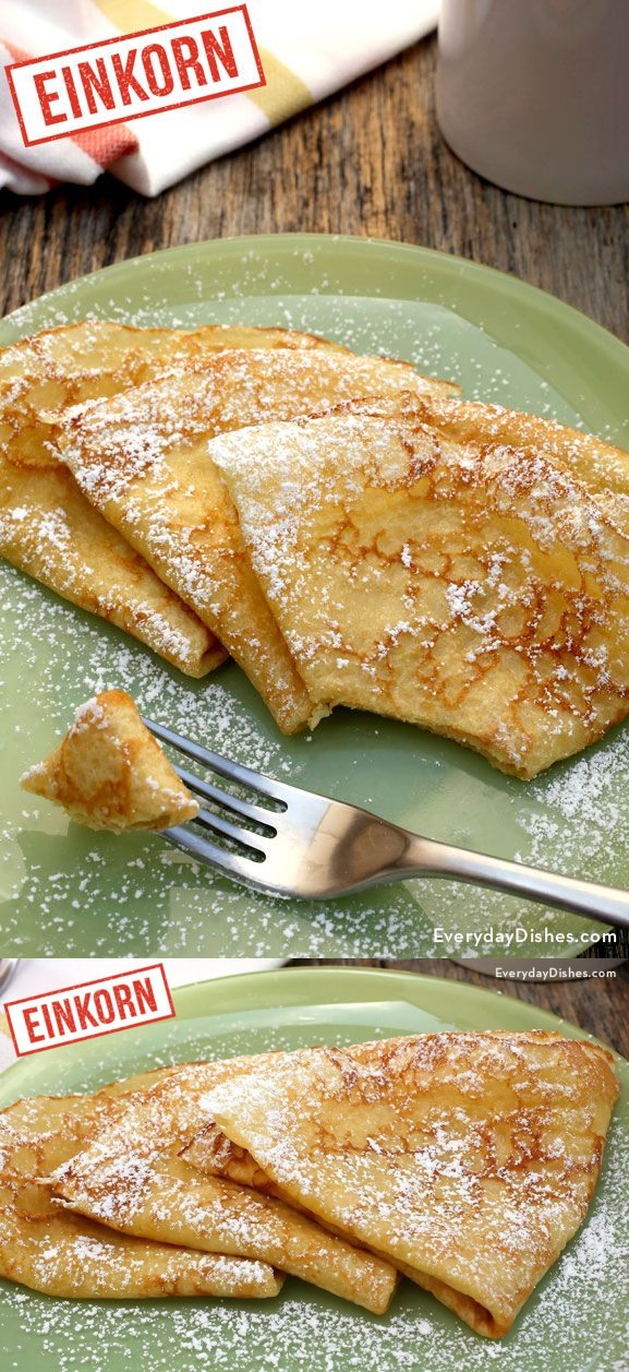 Easy Einkorn Crepes