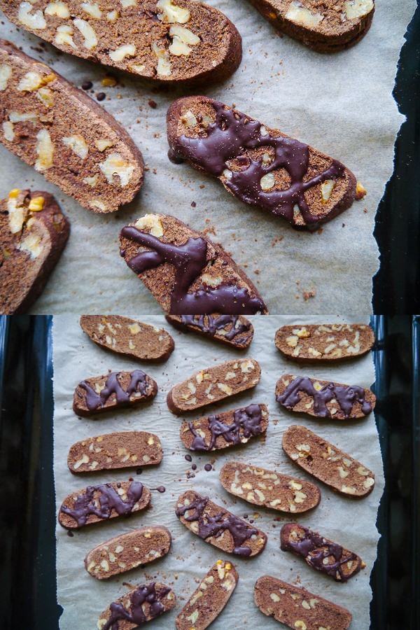 Easy Gluten-free Chocolate Biscotti