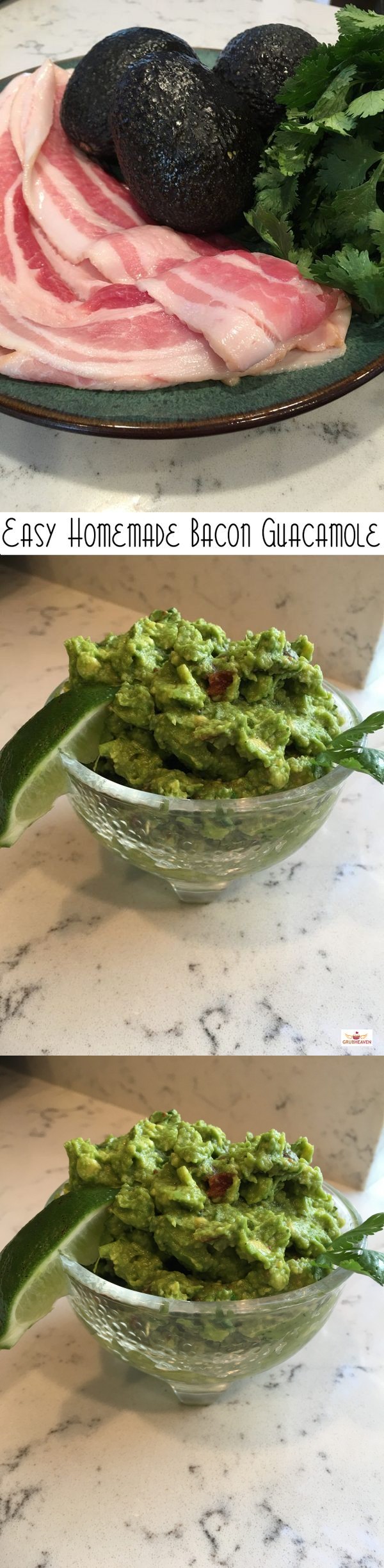 Easy Homemade Bacon Guacamole