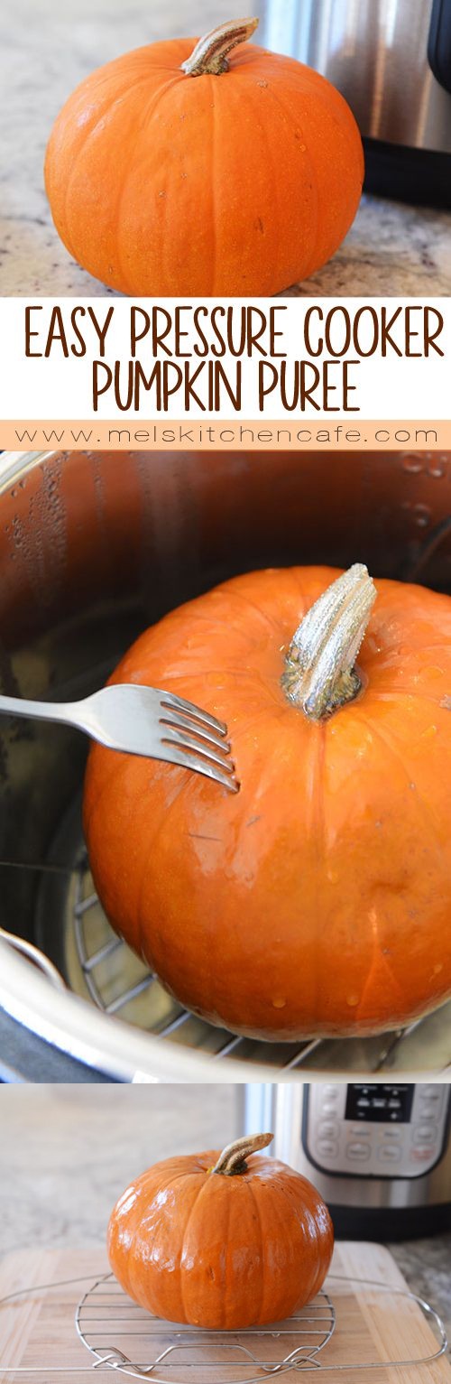 Easy Homemade Pumpkin Puree (Pressure Cooker