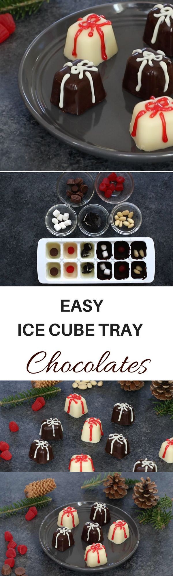 Easy Ice Cube Chocolates