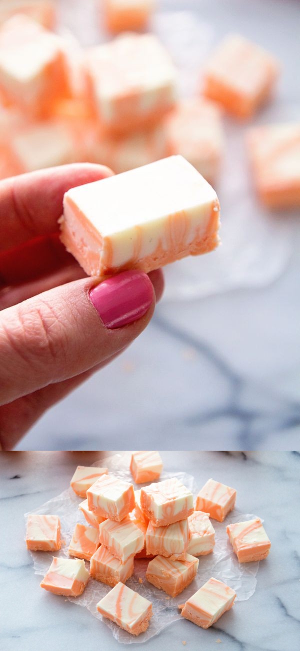 Easy Orange Creamsicle Fudge