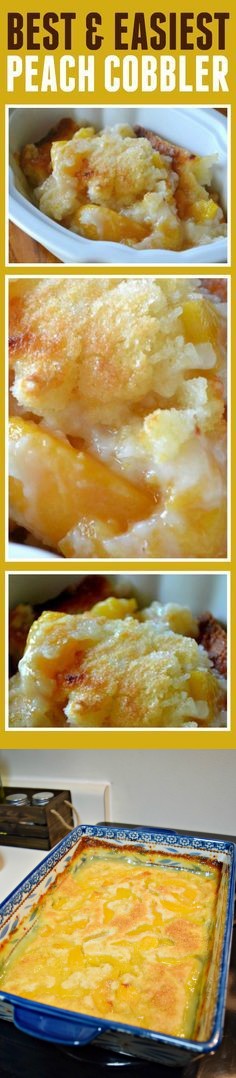 Easy Peach Cobbler