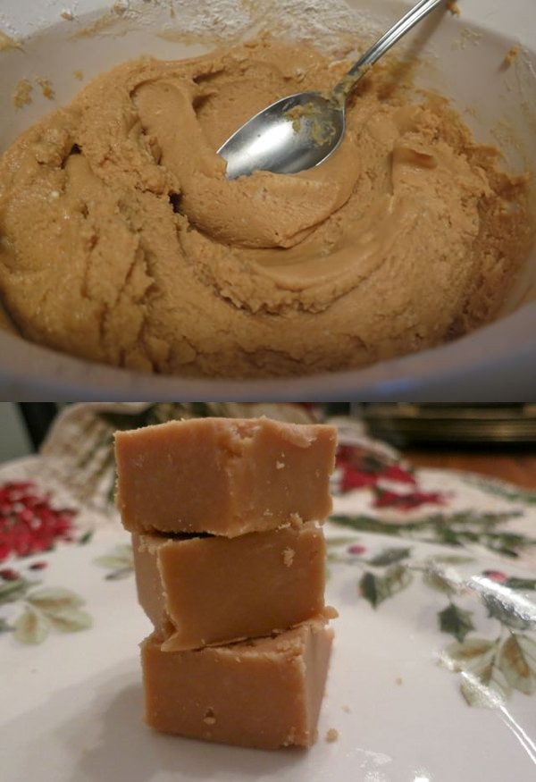 EASY Peanut Butter Fudge in the Microwave