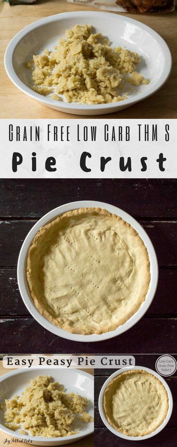 Easy Peasy Low Carb Pie Crust – Grain Free, THM S