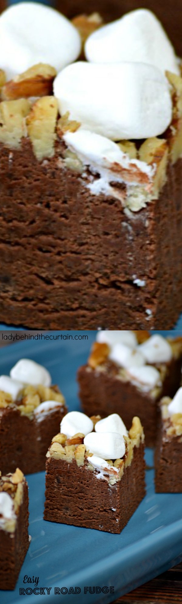 Easy Rocky Road Fudge