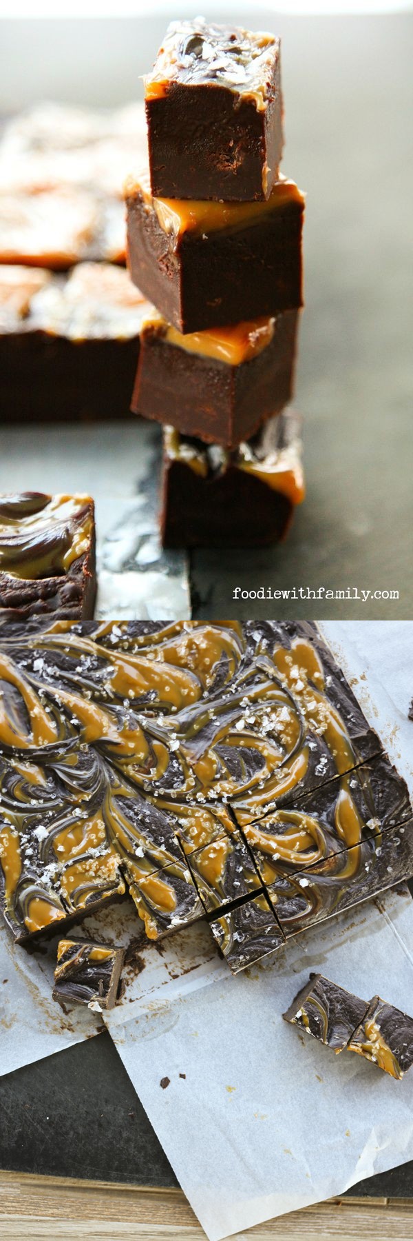 Easy Salted Caramel Fudge