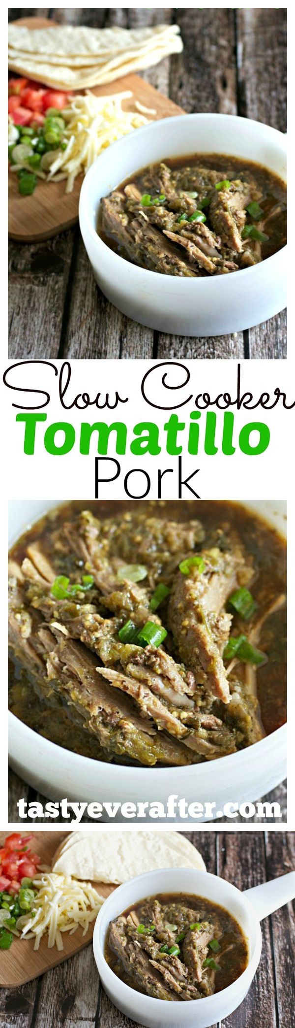 Easy Slow Cooker Tomatillo Pork