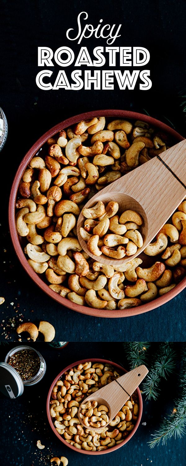 Easy Spicy Roasted Cashews