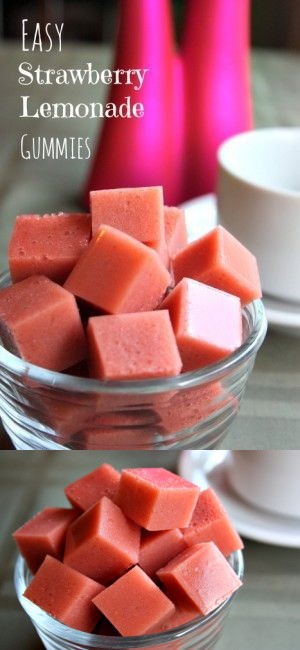 Easy Strawberry-Lemonade Gummies