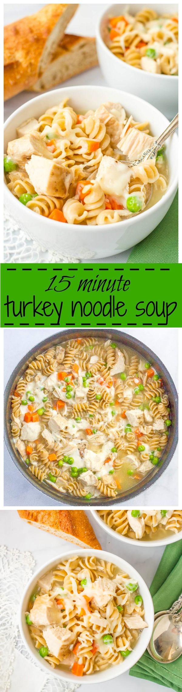 Easy turkey noodle soup