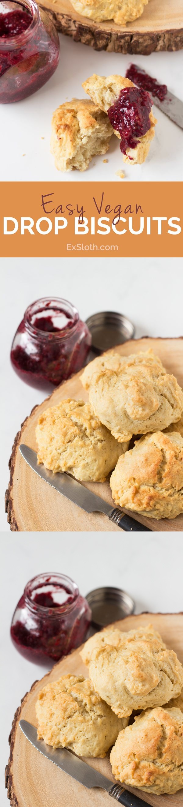 Easy Vegan Drop Biscuits