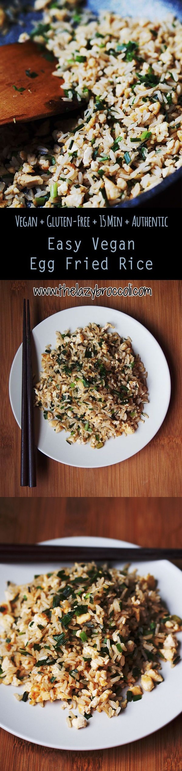 Easy Vegan Egg Fried Rice