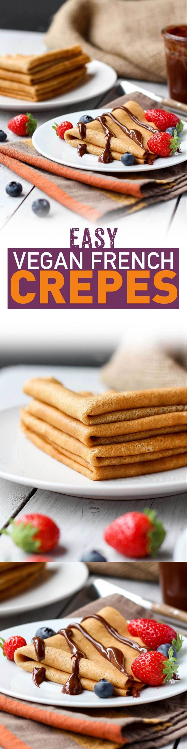 Easy Vegan French Crepes