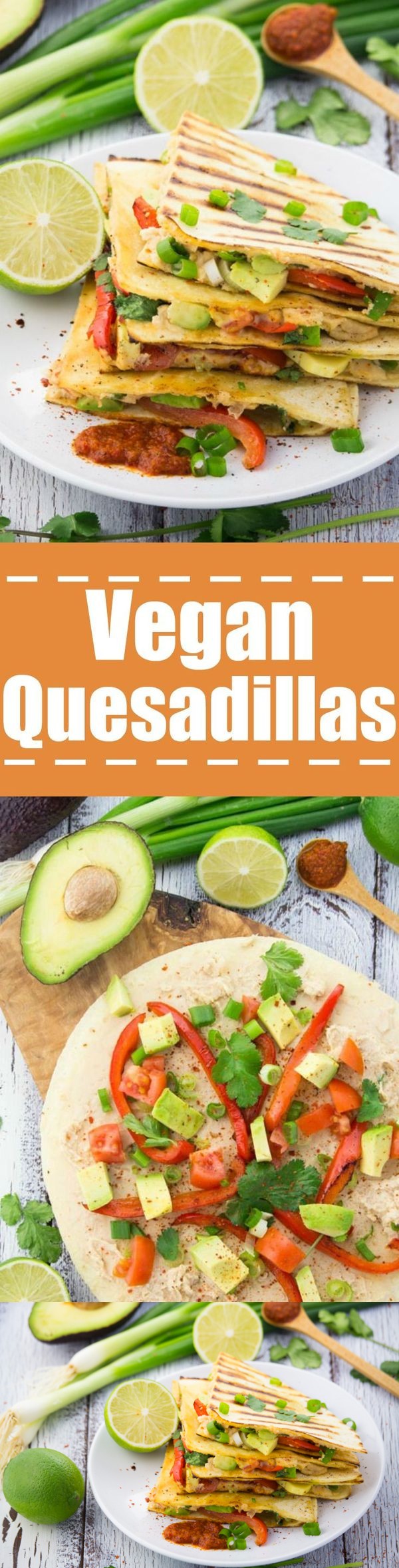 Easy Vegan Quesadillas