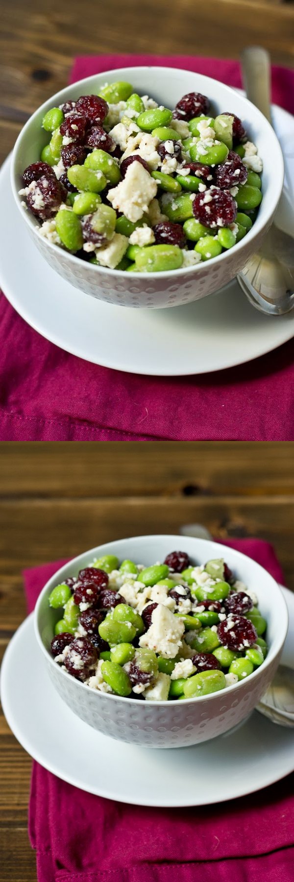 Edamame, Cranberry, & Feta Salad