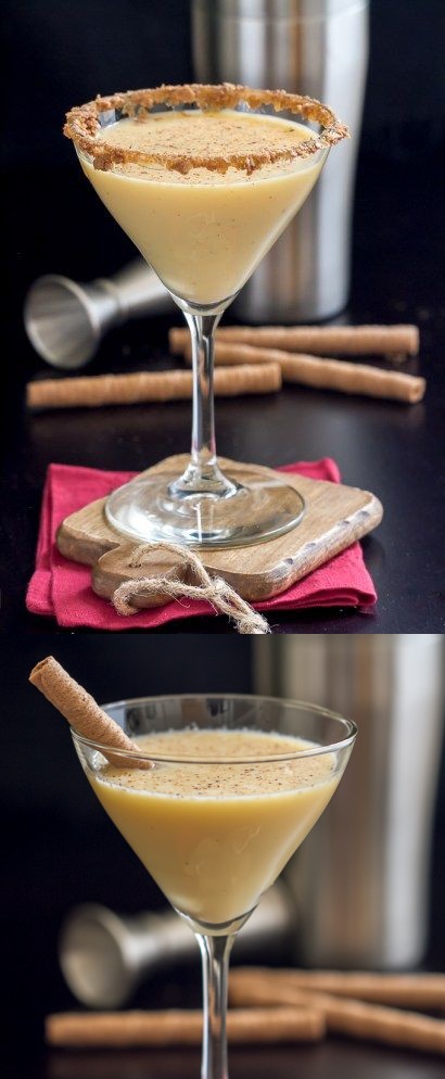 Egg Nog Martini