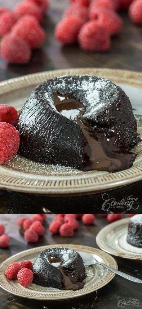 Eggless Chocolate Lava Cake