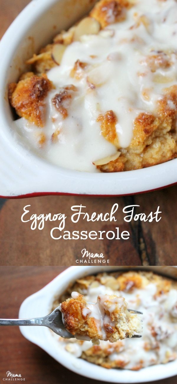 Eggnog French Toast Casserole