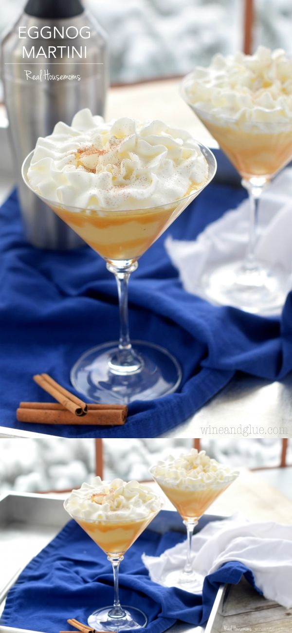 Eggnog Martini