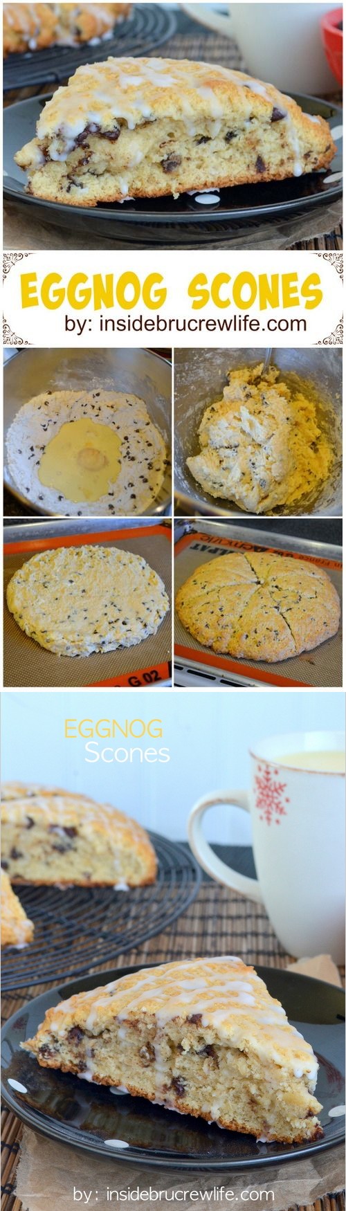 Eggnog Scones