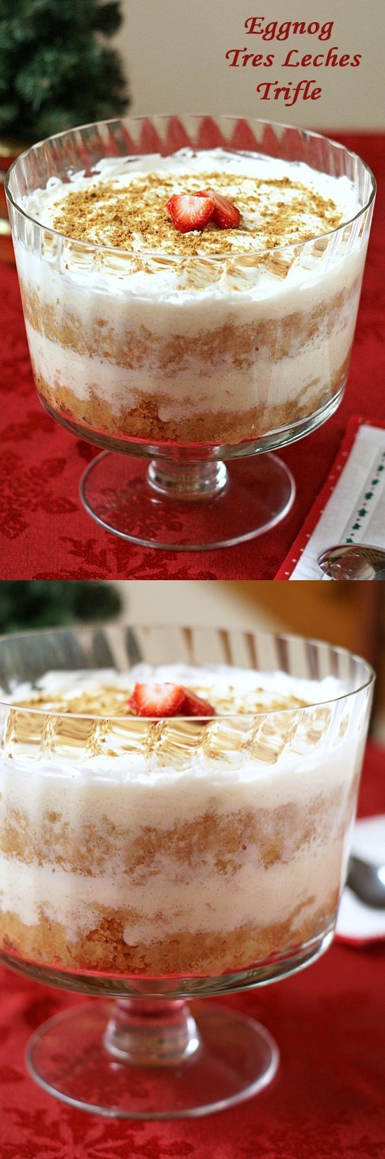 Eggnog Tres Leches Trifle