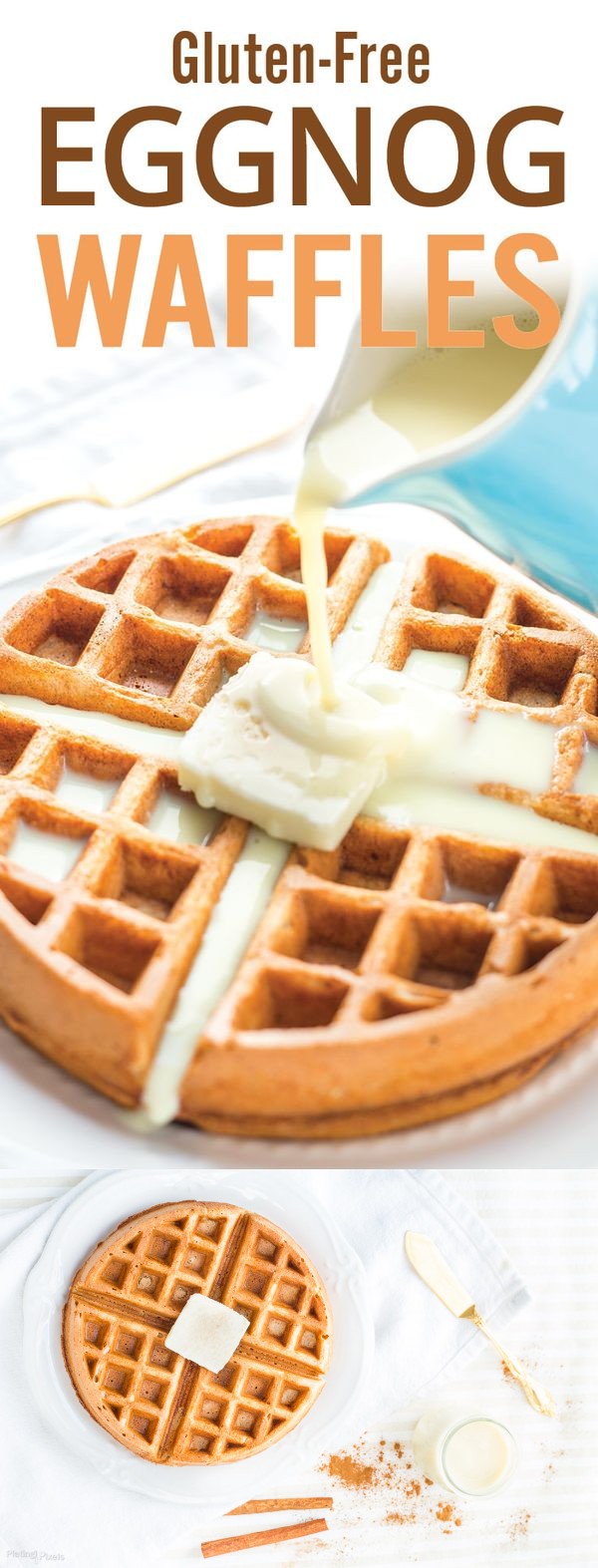 Eggnog Waffles (Gluten Free