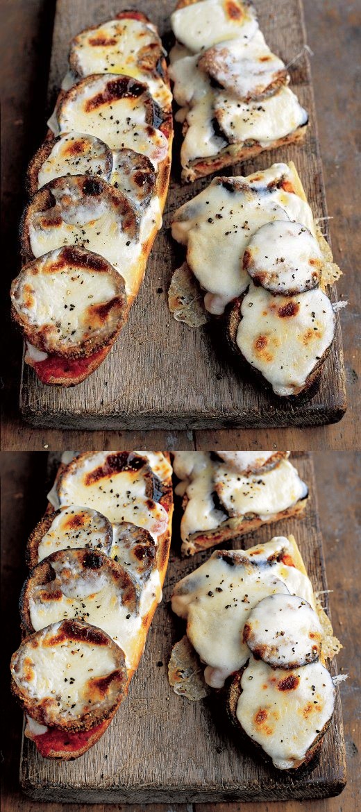 Eggplant and Mozzarella Melt