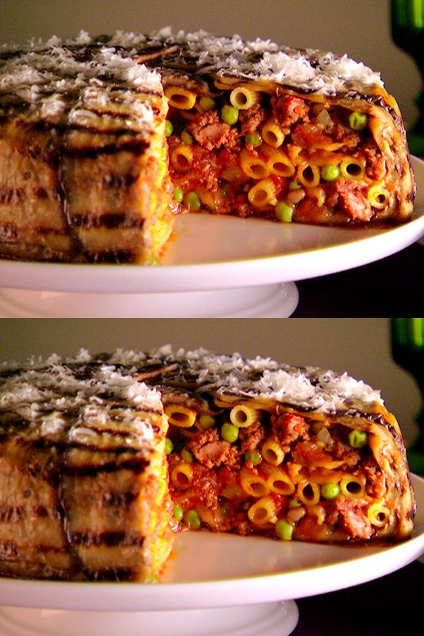 Eggplant Timbale