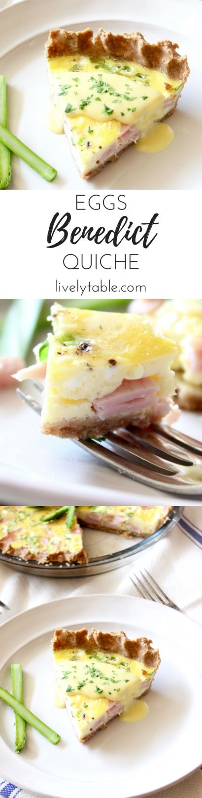 Eggs Benedict Quiche