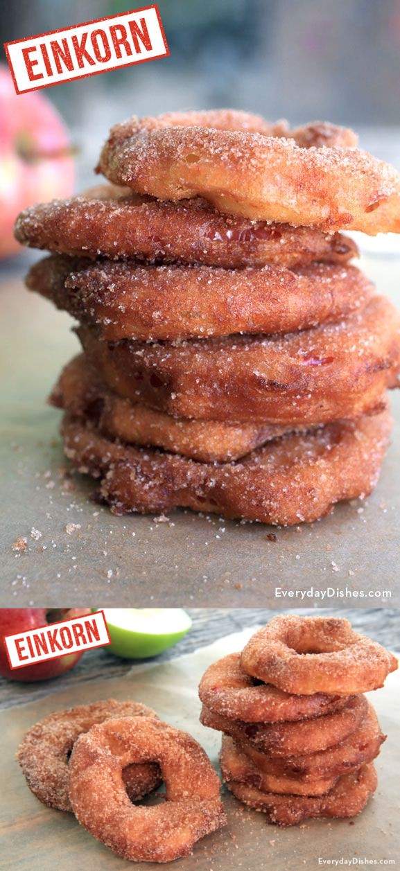 Einkorn Cinnamon Apple Rings