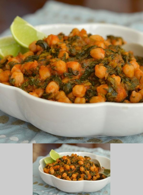 Espinacas con Garbanzos/Spinach and Garbanzos