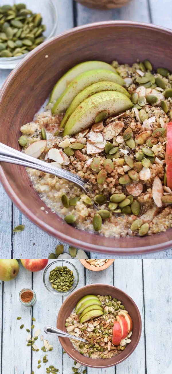 Fall Breakfast Quinoa Bowl