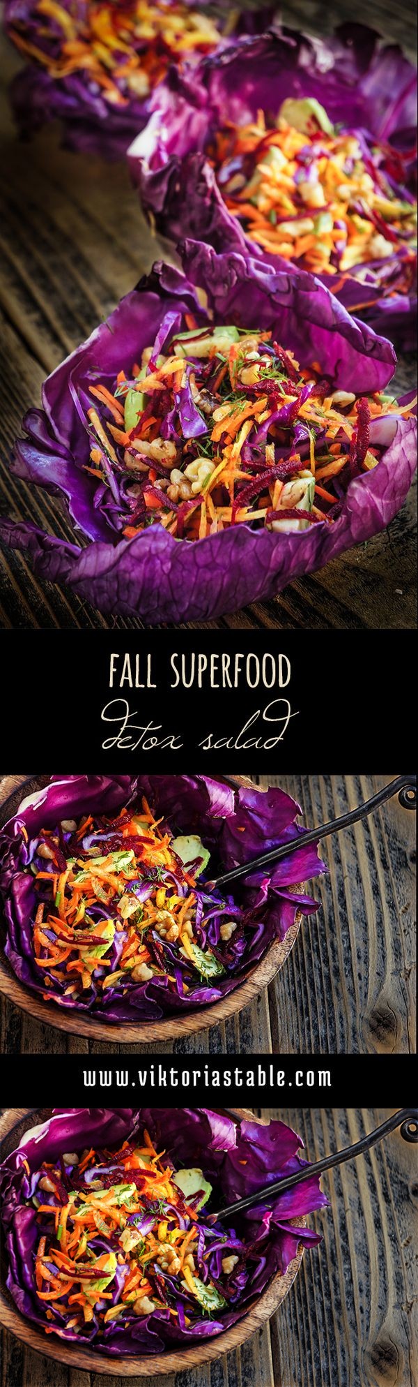 Fall superfood detox salad