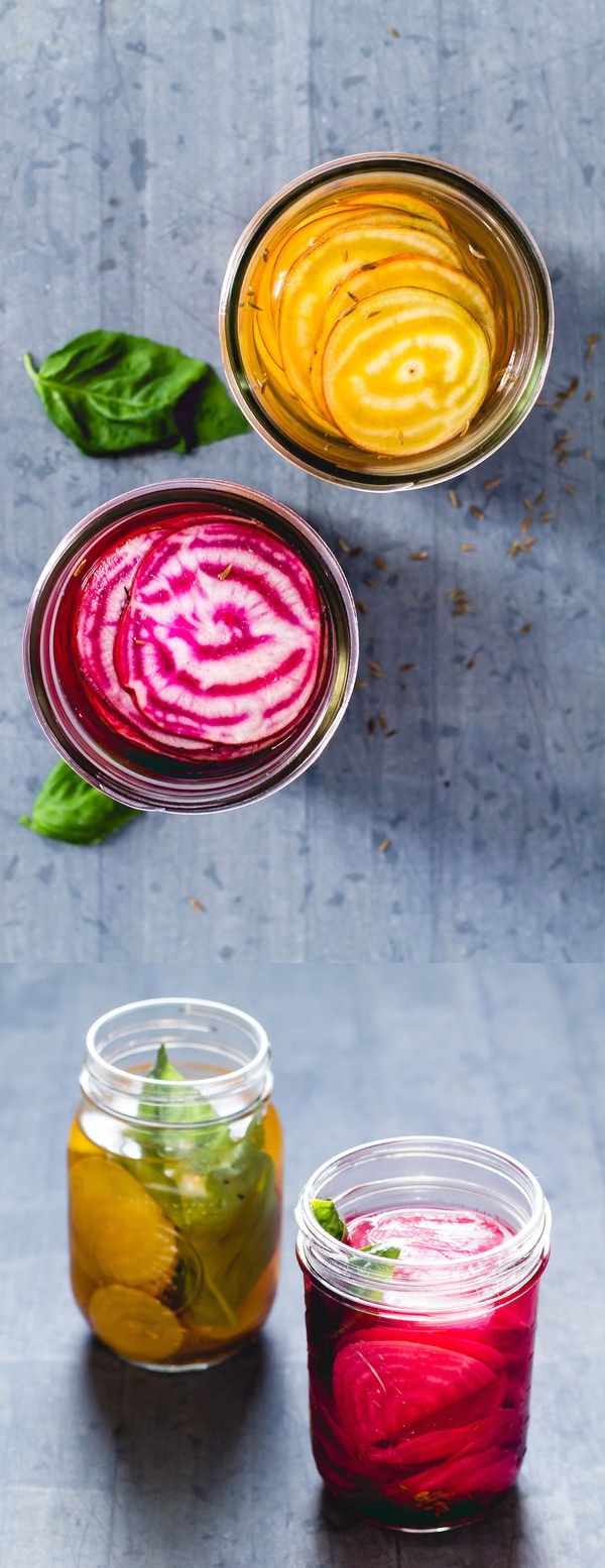 Fermented Beets with Cumin and Basil