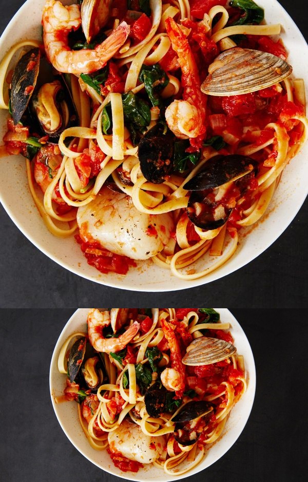 Fettuccine ai Frutti di Mare