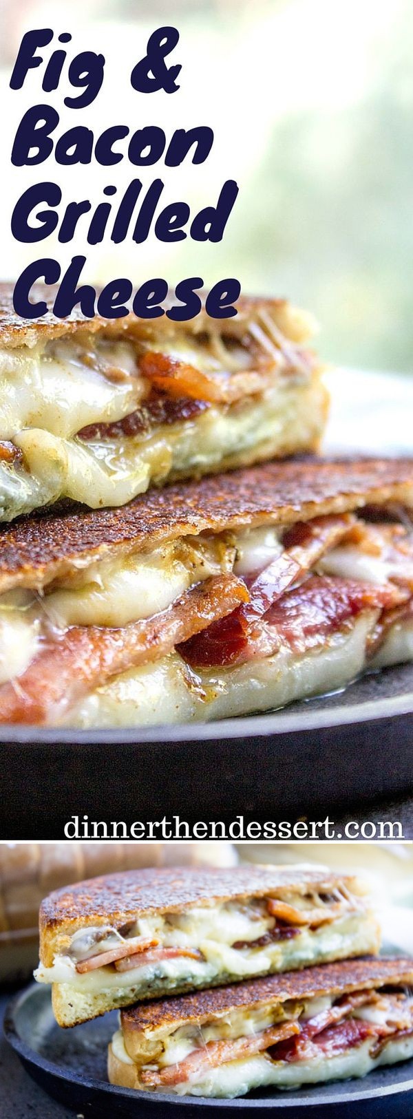 Fig and Bacon Grilled Cheese (The Figgy Piggy