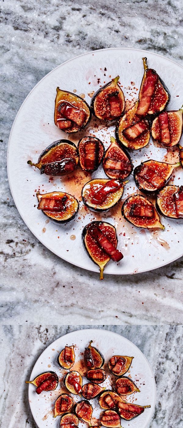 Figs with Bacon and Chile