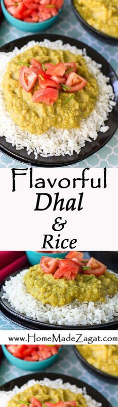 Flavorful Dhal and Rice