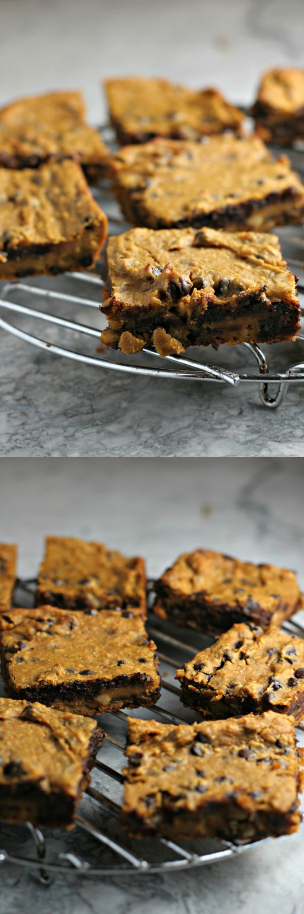 Flourless Chickpea Pumpkin Blondies