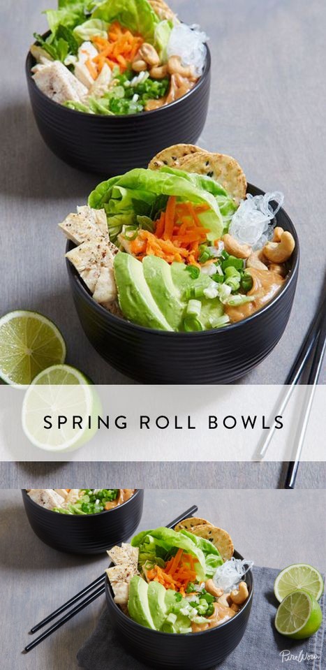 Forget Ramen--We're Eating Spring Roll Bowls