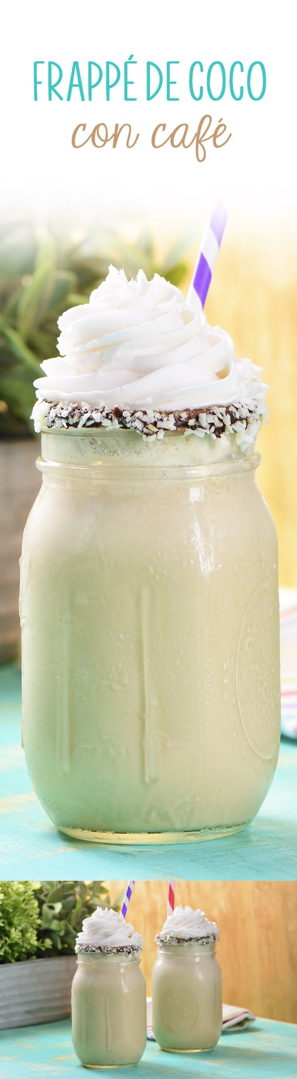 Frappé de Coco con Café