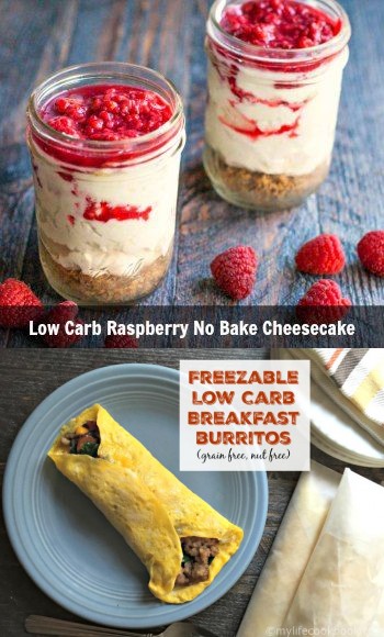 Freezable Low Carb Breakfast Burritos (grain free, nut free