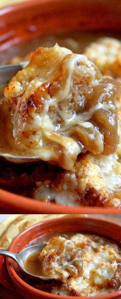 French Onion Soup ~ the way Julia made it, sort of