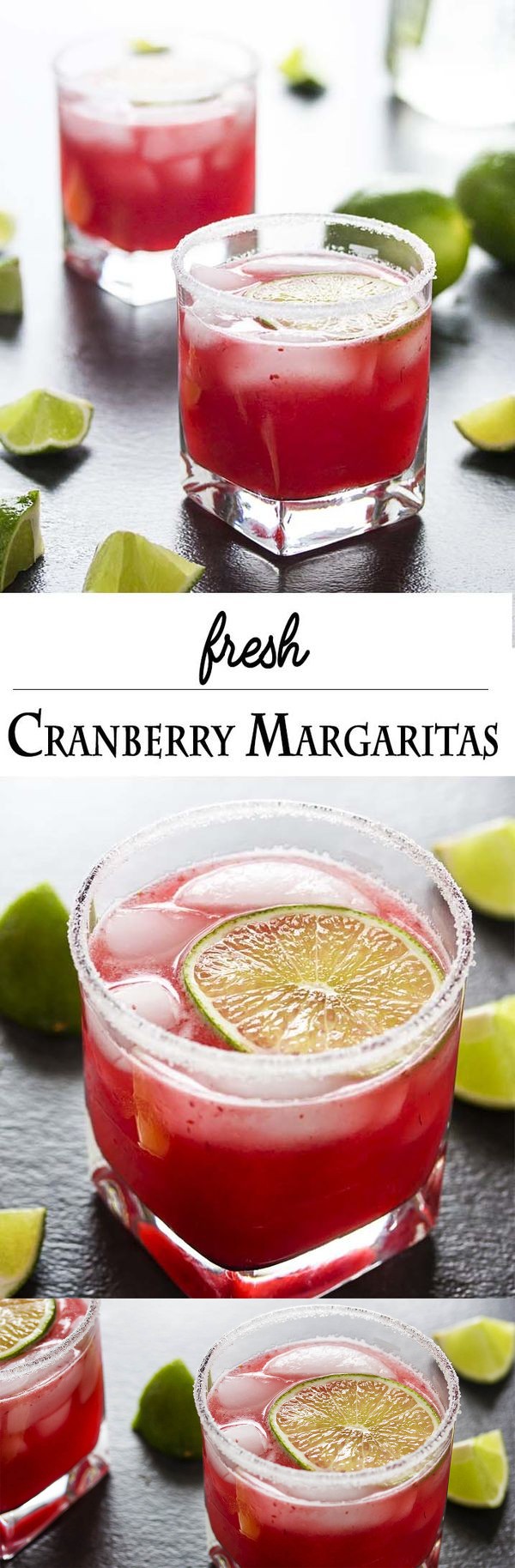 Fresh Cranberry Margaritas