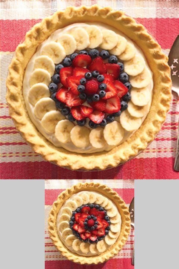 Fresh Fruit Cream Cheese Pie